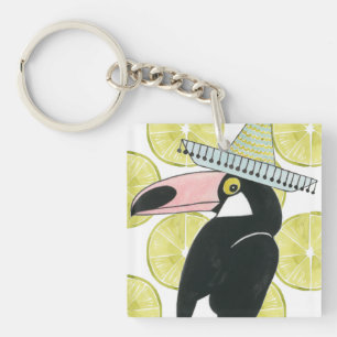 Laissez-nous taco au sujet de sombrero de toucan