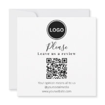 Laissez-nous un commentaire | Code QR Carte de vis
