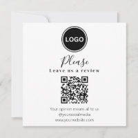 Laissez-nous un commentaire | Code QR Carte de vis