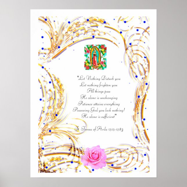 LAISSEZ RIEN VOUS DÉRANGER - PRAYER POSTER (Devant)