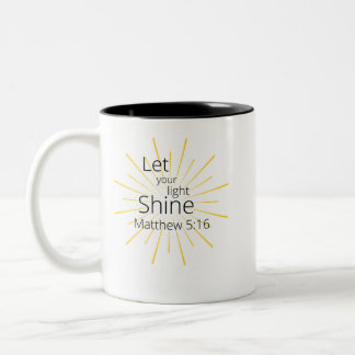 Laissez Votre Lumière Briller Matthieu 5:16 Mug