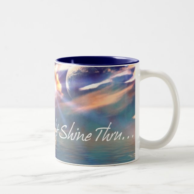LAISSEZ VOTRE LUMIÈRE ÉCLAIRER DE LA Mug (Droit)