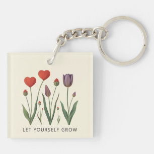 Laissez-vous grandir Fleur de cœur Tulipes Art