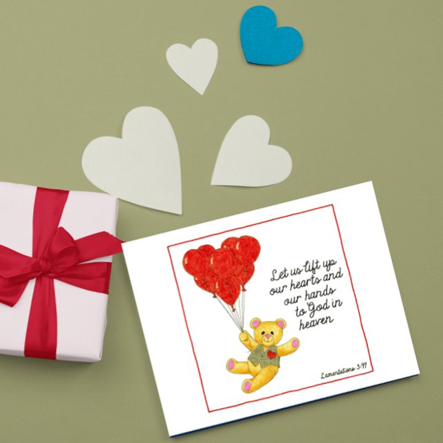 Laissons-Nous Lever Notre Coeur Carte Postale Insp (Créateur téléchargé)