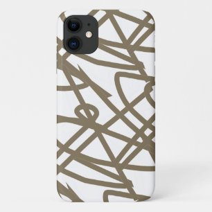 Lait Chocolat Abstrait Art iPhone 11 Coque