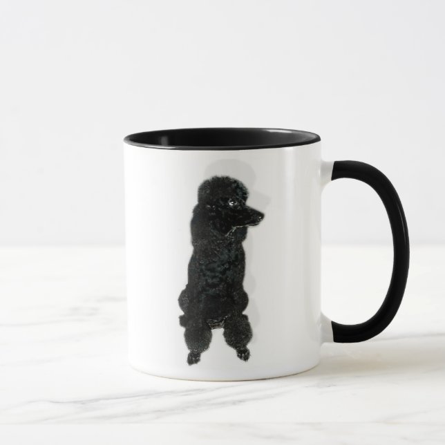 Lait d'Au de café français de caniche de tasse (Droite)