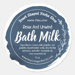 Lait de bain personnalisable Étiquette Entreprise 