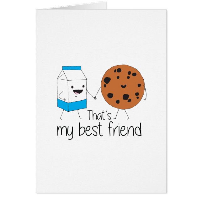 Lait et biscuits Meilleurs amis BFF Friendship Art (Devant)