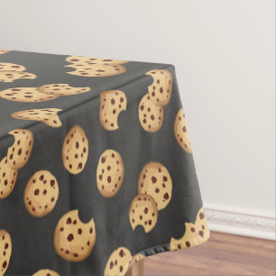Lait et biscuits Nappe d'anniversaire - Chocolat C