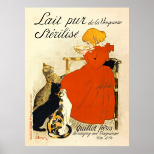 Lait pur de la Vingeanne Poster vintage