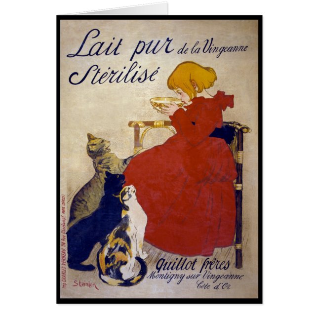 Lait pur stérilisé de la Vingeanne, Steinlen (Vorne)