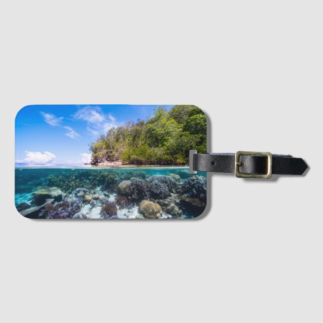 Laja Ampat Unterwasser2 Gepäckanhänger (Vorderseite (Horizontal))