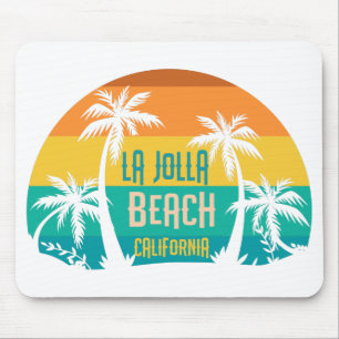 LaJolla Beach Retro Mousepad