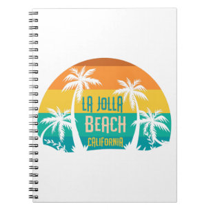 LaJolla Beach Retro Notizblock