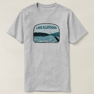 Lake Allatoona Georgia Fishing Rod T-Shirt