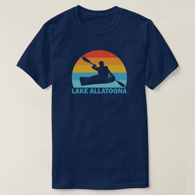 Lake Allatoona Georgia Kayak T-Shirt (Design vorne)