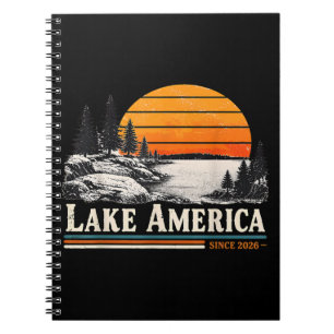 Lake America 2026 Jahrgang Notizblock