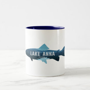 Lake Anna Virginia Fisch Zweifarbige Tasse