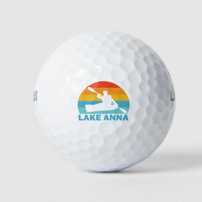 Lake Anna Virginia Kayak Golfball (Vorderseite)