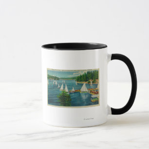 Lake Arrowhead, CA Yacht Club Racing Tasse