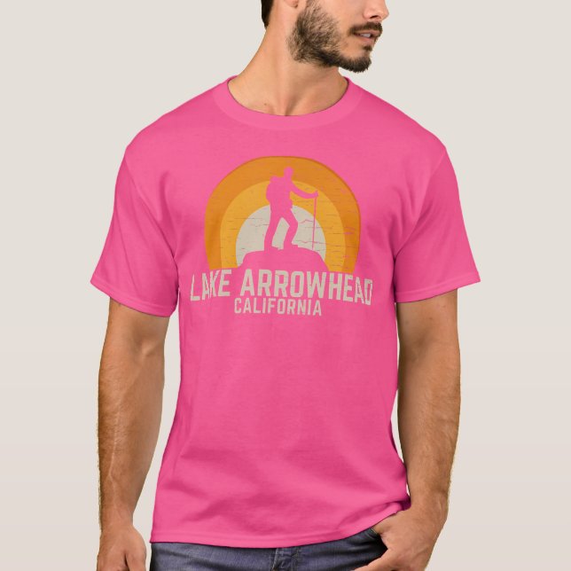 Lake Arrowhead California Wandern T-Shirt (Vorderseite)