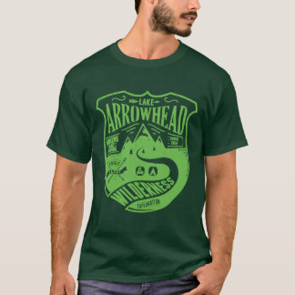 Lake Arrowhead Camping Wilderness Green anpassen T-Shirt