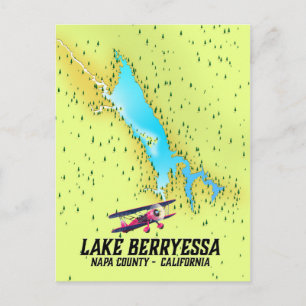 Lake Berryessa Napa County, Kalifornien Postkarte