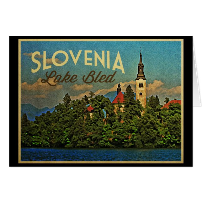 Lake Bled Slovenien (Vorderseite (Horizontal))
