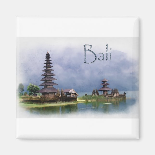 Lake Bratanan Bali Indonesien Magnet (Vorne)