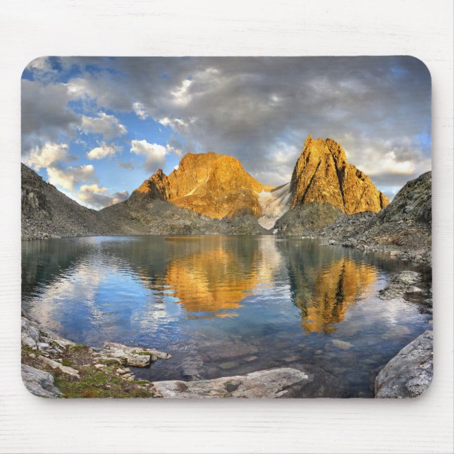 Lake Catherine Banner Ritter Sunset - Sierra - Sie Mousepad (Vorne)