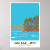 Lake Catherine Staat Park Arkansas Vintag