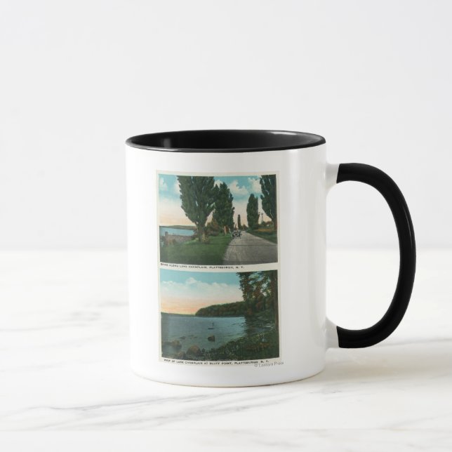 Lake Champlain Drive View Tasse (Rechts)