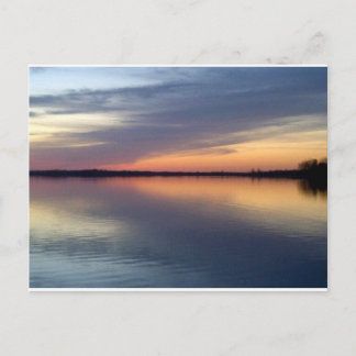 Lake Champlain Sonnenuntergang von Alburgh, VT Postkarte