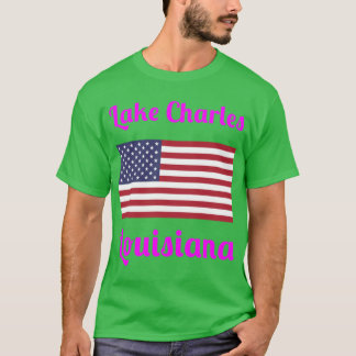 Lake Charles Stylische Drucke T-Shirt