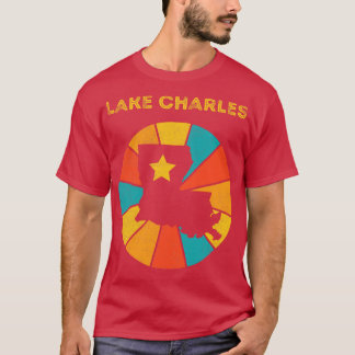 Lake Charles Vintag Distressed Souvenir 1 T-Shirt