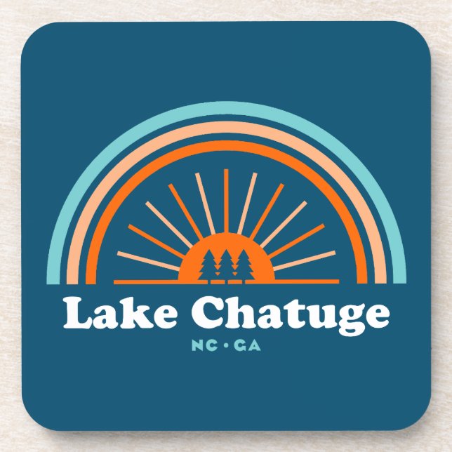Lake Chatuge North Carolina Georgia Rainbow Getränkeuntersetzer (Vorderseite)