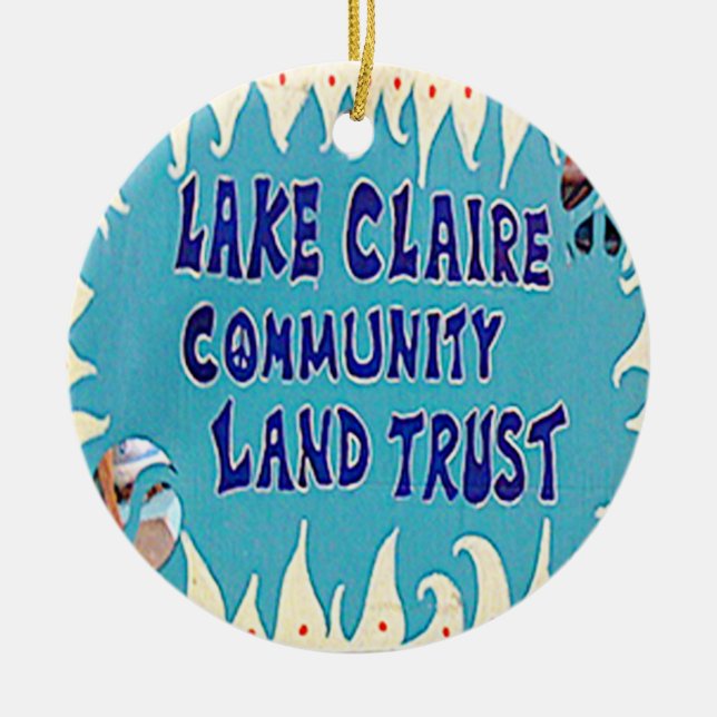 Lake Claire, Lake Claire Atlanta, Lake Claire Keramik Ornament (Vorne)