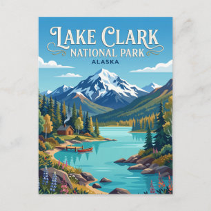 Lake Clark National Park and Preserve Alaska Postkarte