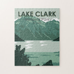 Lake Clark Nationalpark Alaska Vintage