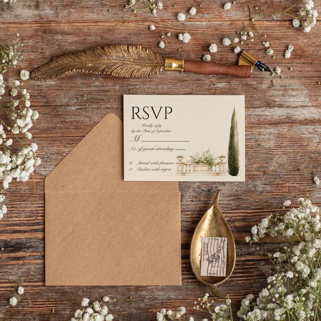 Lake Como Destination RSVP Karte (Von Creator hochgeladen)