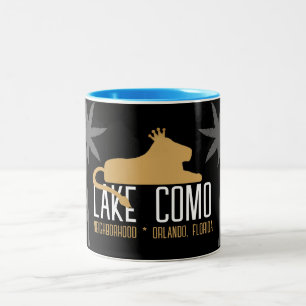 Lake Como Nachbarschaft Zweifarbige Tasse