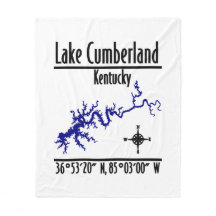 Lake Cumberland Kentucky Uferkarte Koordinaten