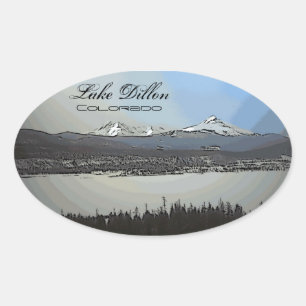 Lake Dillon Colorado landschaftliche Aufkleber