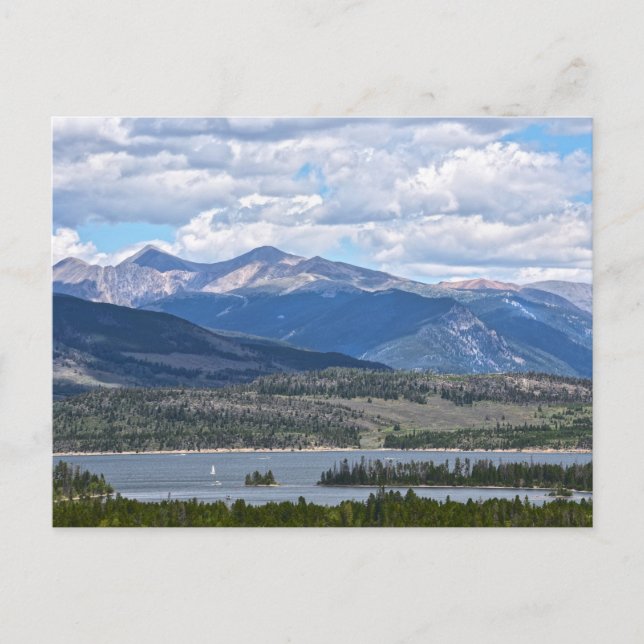 Lake Dillon, Colorado Postkarte (Vorderseite)