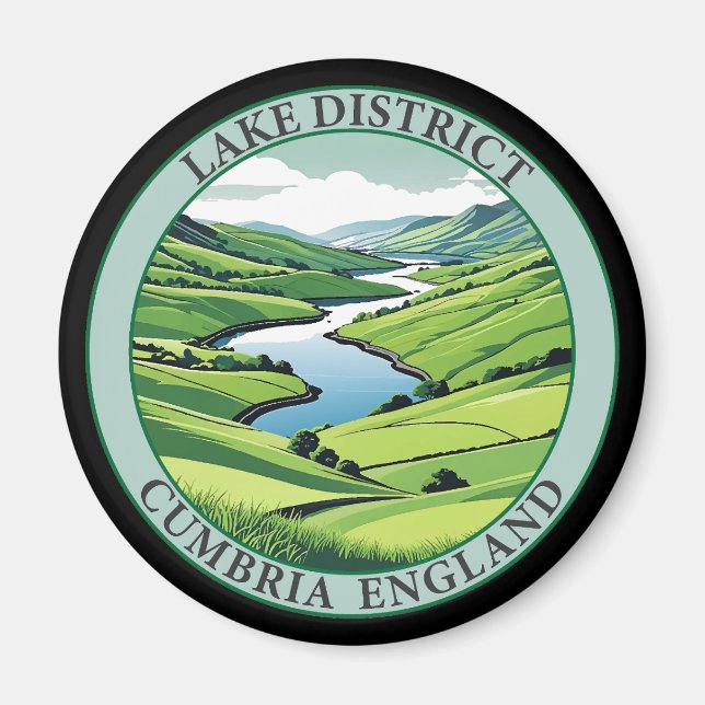 Lake District Cumbria England Magnet (Vorne)
