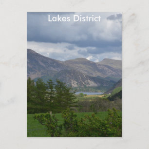 Lake District in England Postkarte