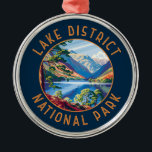 Lake District National Park England geplagt Ornament Aus Metall<br><div class="desc">Lake District National Park Vektorgrafik Design. Es ist der größte der dreizehn Nationalparks in England und Wales.</div>