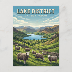 Lake District Nationalpark Vereinigtes Königreich Postkarte