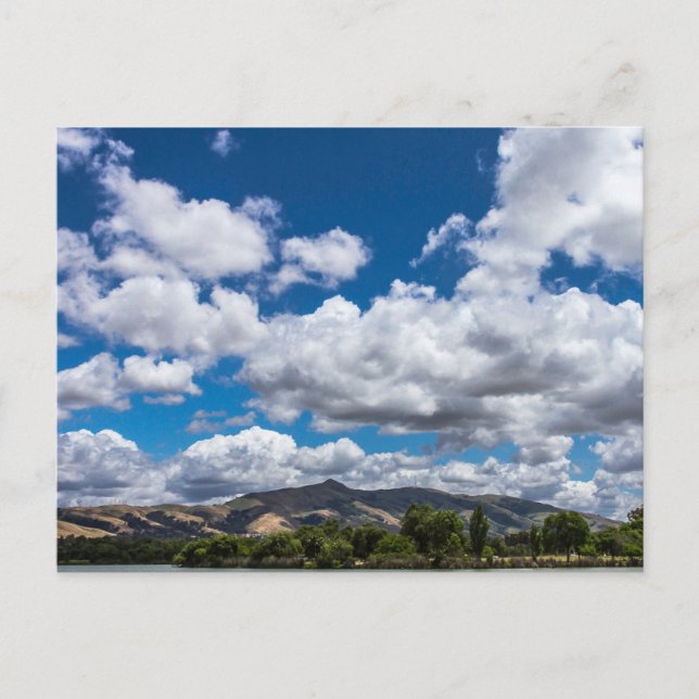 Lake Elizabeth Fremont Ca. Mission Peak Postkarte (Vorderseite)