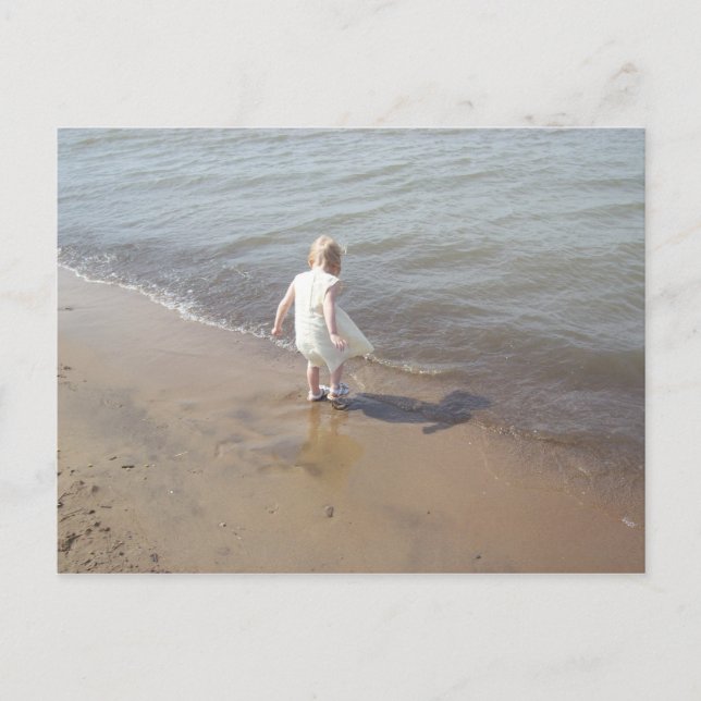 Lake Erie Beach Postkarte (Vorderseite)